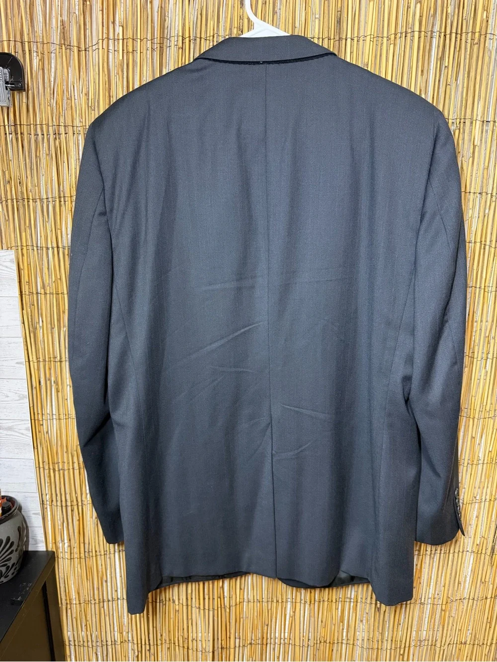Burberrys Men’s 100% Pure Wool Blazer gray, 2 Button size:L approximate